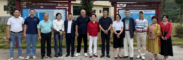 邵阳市大祥区区委副书记、区长曾峤林一行莅临甘泉科技三江生产基地考察交流